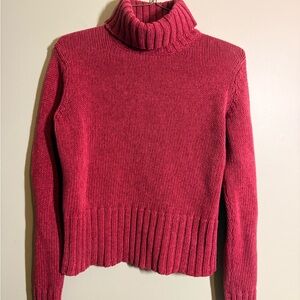 Bass Women's Raspberry Ribbed Turtleneck Sweater